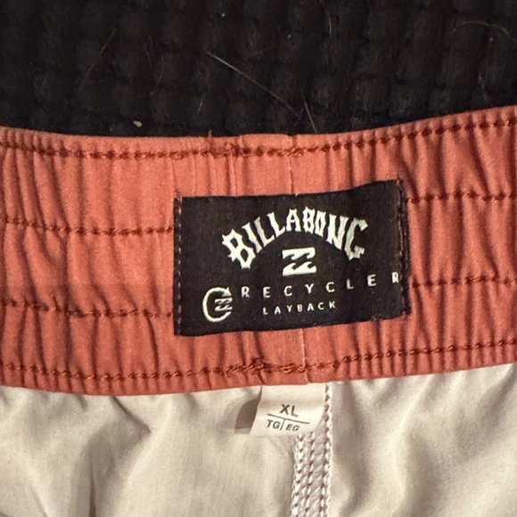 Billabong Men's Orange Swim Trunks - Picture 2 of 5